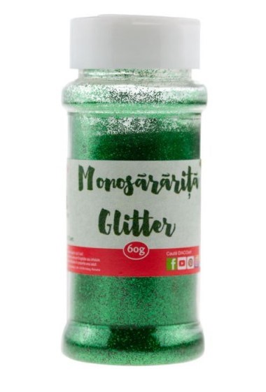 Pudra glitter monosararita 60g Daco verde DACO